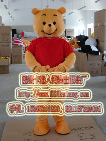 供应江苏苏州卡通人偶服装卡通熊